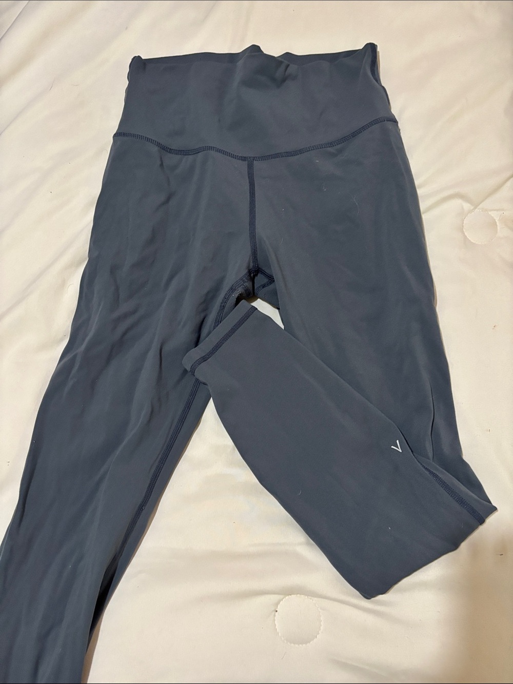 High-Waist Dark Slate Workout Leggings